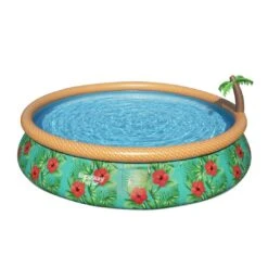 Bestway - Fast Set Paradise Palms 15' Round Inflatable Pool Set -Pure Pools Store Fast Set Paradise Palms 15 Round Inflatable Pool Set 13