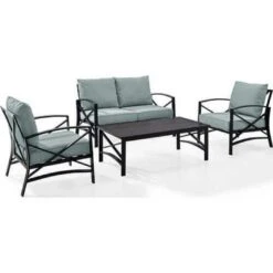 Kaplan 4-Pc Outdoor Seating Set - Oatmeal 9 Kaplan 4-Pc Outdoor Seating Set - Oatmeal -Pure Pools Store Kaplan 4 Pc Outdoor Seating Set 3