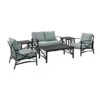 Kaplan 6-Pc Outdoor Seating Set - Oatmeal