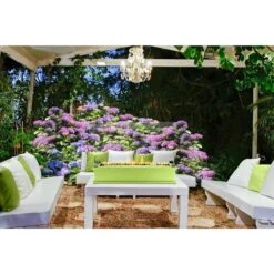 Ukiah - Loom X Blossom 28in Tabletop Fire Pit - Lime