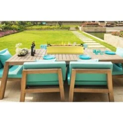 Ukiah - Loom X Blossom 28in Tabletop Fire Pit - Pineapple