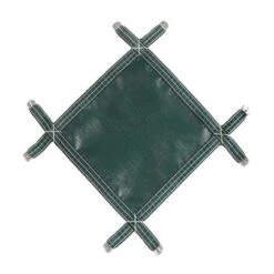 Meyco - Meyco Mesh Safety Cover 18x36 Ft Rectangle With 4x8 Center Step, Green