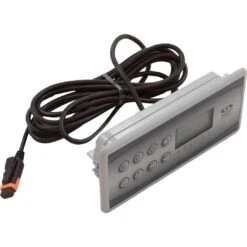 Gecko - Topside, 8 Button, 3 Output, LCD, W/Overlay, 0607-007067 -Pure Pools Store Overlay 0607 007067 2