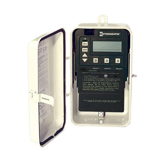 Intermatic - P1353ME Digital 3-circuit Time Control With Metal Enclosure 2 Intermatic - P1353ME Digital 3-circuit Time Control With Metal Enclosure - Image 2