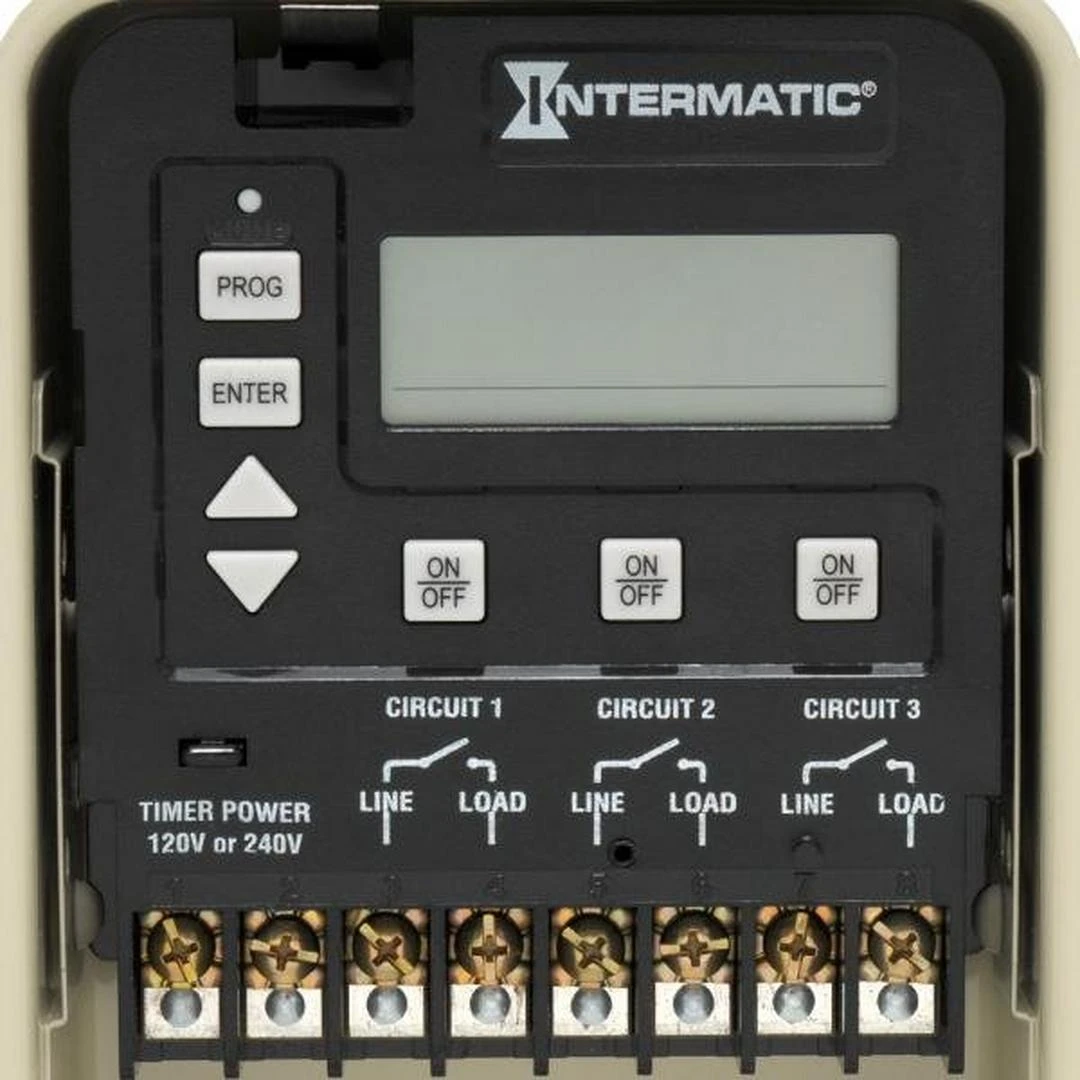 Intermatic - P1353ME Digital 3-circuit Time Control With Metal Enclosure 8 Intermatic - P1353ME Digital 3-circuit Time Control With Metal Enclosure - Image 8