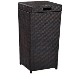 Palm Harbor Wicker Trash Bin -Pure Pools Store Palm Harbor Wicker Trash Bin 3
