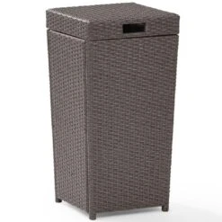 Palm Harbor Wicker Trash Bin -Pure Pools Store Palm Harbor Wicker Trash Bin 4