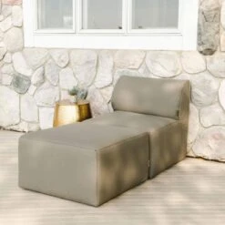 Big Joe - Patio 2-Piece Sectional Couch, Castor Gray 9 Big Joe - Patio 2-Piece Sectional Couch, Castor Gray -Pure Pools Store Patio 2 Piece Sectional Couch Castor Gray 3