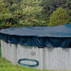 Polar 18' X 33' Oval Winter Pool Cover With 50 Cover Clips