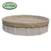 Polar Protector 24' Round Winter Pool Cover With 40 Cover Clips