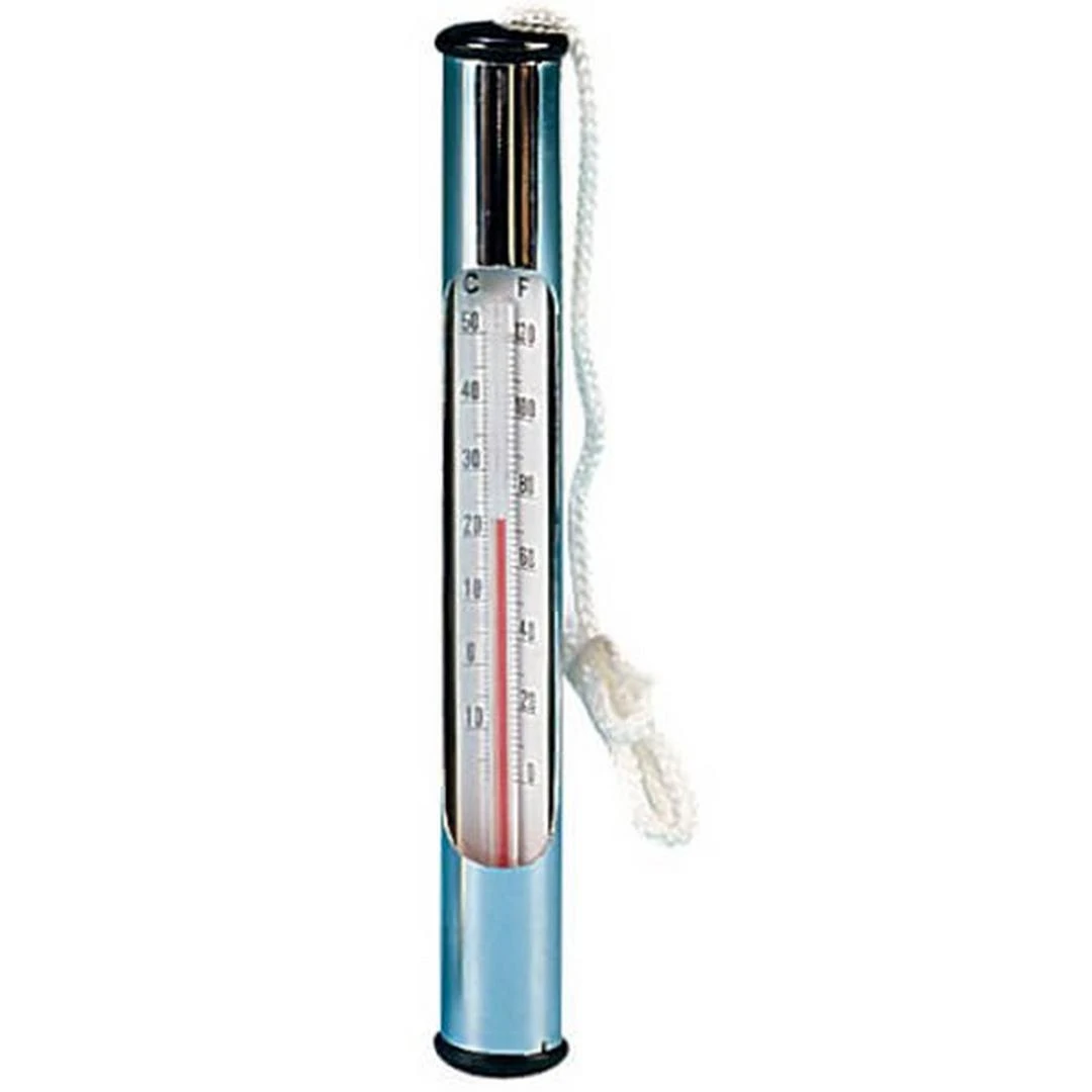 Ocean Blue - Pool And Spa Chrome Thermometer 2 Ocean Blue - Pool And Spa Chrome Thermometer - Image 2