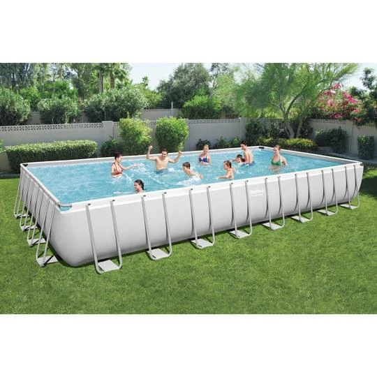Bestway - Power Steel 31' X 16' Rectangle Above Ground Pool Set 3 Bestway - Power Steel 31' X 16' Rectangle Above Ground Pool Set - Image 3