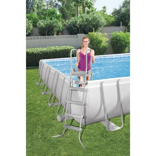 Bestway - Power Steel 31' X 16' Rectangle Above Ground Pool Set 4 Bestway - Power Steel 31' X 16' Rectangle Above Ground Pool Set - Image 4
