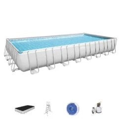 Bestway - Power Steel 31' X 16' Rectangle Above Ground Pool Set 16 Bestway - Power Steel 31' X 16' Rectangle Above Ground Pool Set -Pure Pools Store Power Steel 31 x 16 Rectangle Above Ground Pool Set 6