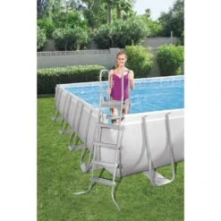 Bestway - Power Steel 31' X 16' Rectangle Above Ground Pool Set 18 Bestway - Power Steel 31' X 16' Rectangle Above Ground Pool Set -Pure Pools Store Power Steel 31 x 16 Rectangle Above Ground Pool Set 8