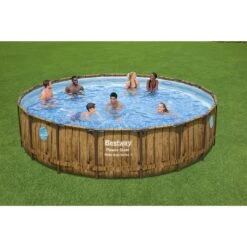 Bestway - Power Steel Swim Vista 18' Round Above Ground Pool Set -Pure Pools Store Power Steel Swim Vista 18 Round Above Ground Pool Set 12