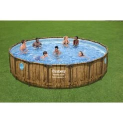 Bestway - Power Steel Swim Vista 18' Round Above Ground Pool Set -Pure Pools Store Power Steel Swim Vista 18 Round Above Ground Pool Set 3