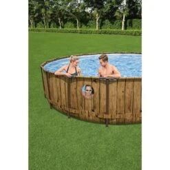 Bestway - Power Steel Swim Vista 18' Round Above Ground Pool Set -Pure Pools Store Power Steel Swim Vista 18 Round Above Ground Pool Set 5