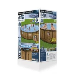 Bestway - Power Steel Swim Vista 18' Round Above Ground Pool Set -Pure Pools Store Power Steel Swim Vista 18 Round Above Ground Pool Set 6