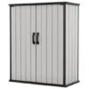 Keter - Premier Tall Shed, Grey