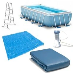 Pure Pools Store -Pure Pools Store Prism Frame 16 x 8 Rectangle Pool Package 1