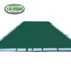 Polar Plus 16' X 32' Rectangle With Left Side Step Winter Pool Cover, 12 Year Warranty