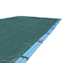 Midwest Canvas - 20' X 44' Rectangle Winter Pool Cover, 12 Year Warranty, Green -Pure Pools Store Rectangle Winter Pool Cover 12 Year Warranty Green 2