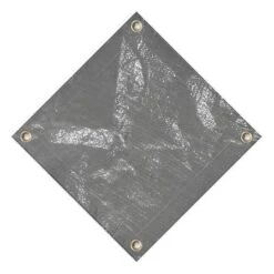 Midwest Canvas - 30' X 50' Rectangle Winter Pool Cover, 16 Year Warranty, Silver