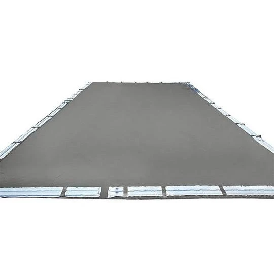 Midwest Canvas - 30' X 50' Rectangle Winter Pool Cover, 16 Year Warranty, Silver 2 Midwest Canvas - 30' X 50' Rectangle Winter Pool Cover, 16 Year Warranty, Silver - Image 2
