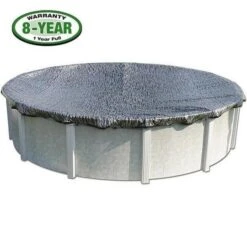 Micro Mesh 24' Round Winter Pool Cover, 8 Year Warranty