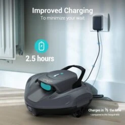 Aiper - Seagull 800B Cordless Above Ground Robotic Pool Cleaner -Pure Pools Store Seagull 800B Cordless Above Ground Robotic Pool Cleaner 4