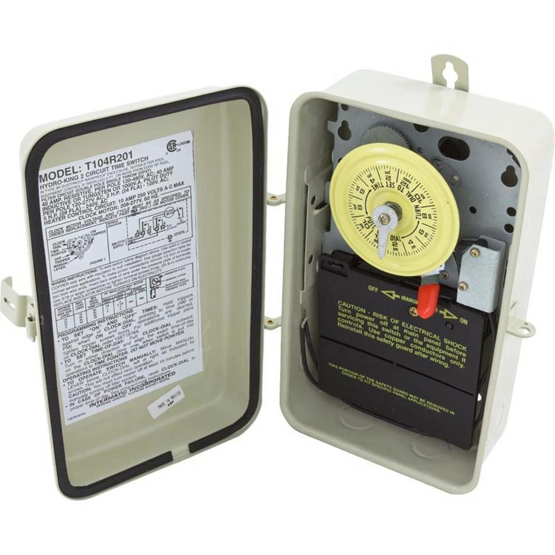 Intermatic - Single Time Clock With Fireman's Switch 240V 2 Intermatic - Single Time Clock With Fireman's Switch 240V - Image 2