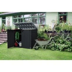 Keter - Store-It-Out Prime XL Storage Shed, Black -Pure Pools Store Store It Out Prime XL Storage Shed Black 3