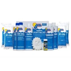 In The Swim - Super Pool Start-Up Chemical Kit Up To 35,000 Gallons