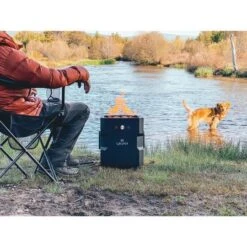 Ukiah - Tailgater II Premium Portable Audio Gas Fire Pit With Beat To Music Technology, Black -Pure Pools Store Tailgater II Premium Portable Audio Gas Fire Pit with Beat to Music Technology Black 5