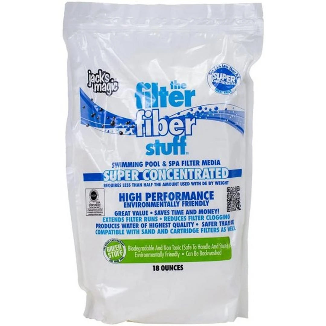 Jack's Magic - The Filter Fiber Stuff Pool Filter Media 18 Ounce 2 Jack's Magic - The Filter Fiber Stuff Pool Filter Media 18 Ounce - Image 2