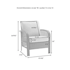 Crosley - Tribeca 8-Piece Outdoor Wicker Conversation Set, Driftwood -Pure Pools Store Tribeca 8 Piece Outdoor Wicker Conversation Set Driftwood 9