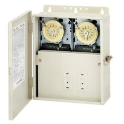 Intermatic - Two 220 Time Clocks In Raintight Box