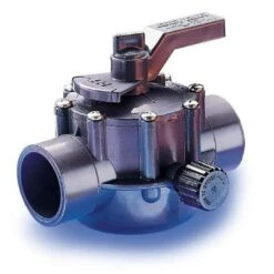 Jandy - Gray Two Port Valve 2in.-2 1/2in. Positive Seal -Pure Pools Store Two Way Standard Grey Valves 12