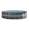 Intex - Ultra Frame 18' X 52" Round Metal Frame Above Ground Pool Package