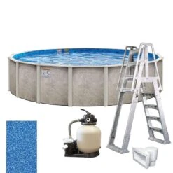 Verona 33' X 54" Round Above Ground Pool Package -Pure Pools Store Verona 33 x 54 Round Above Ground Pool Package 6
