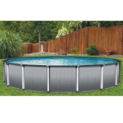 Leslie's - Weekender Premium 18' Round Above Ground Pool Package With Upgraded 14" Sand Filter System -Pure Pools Store Weekender Premium Above Ground Pool Package 55